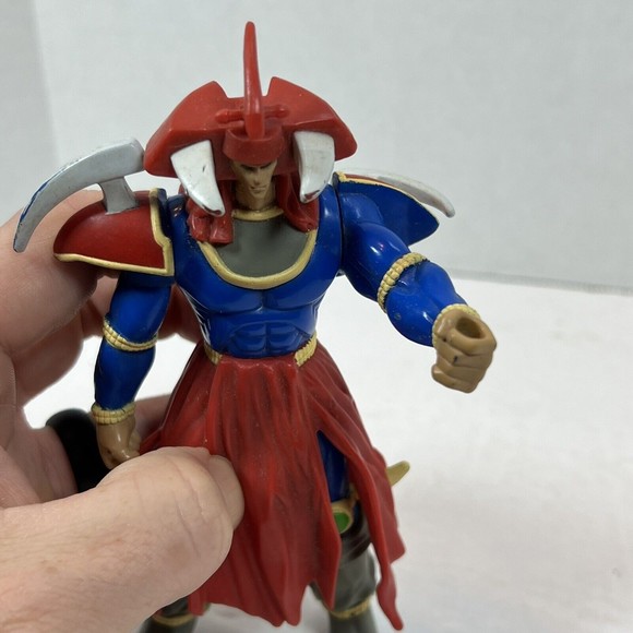 VTG FLAME SWORDSMAN 1996 Yu-Gi-Oh 6.5" Action Figure Kazuki Takahashi Anime - Picture 11 of 12